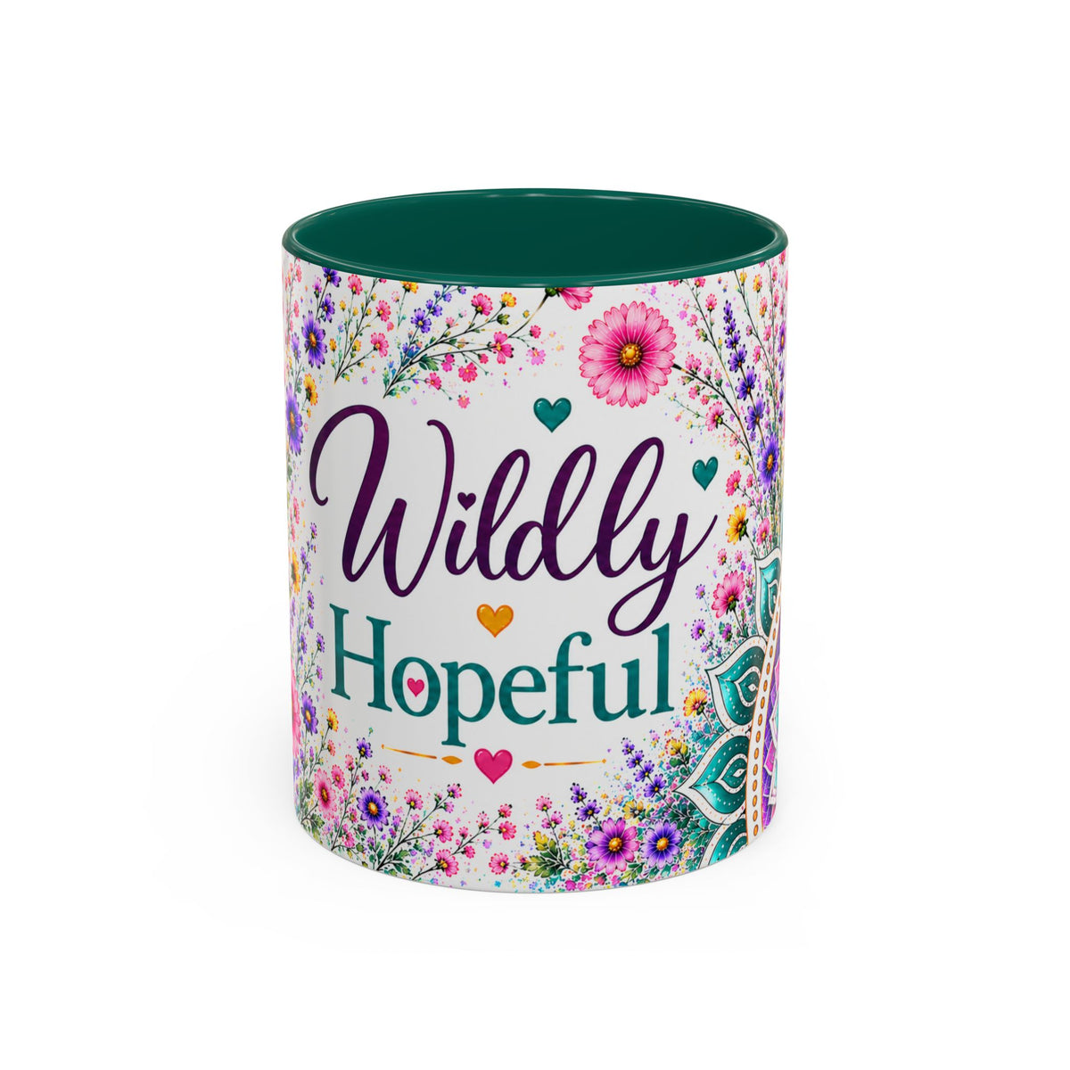 Wildly Hopeful Floral Ceramic Mug (11oz/15oz)