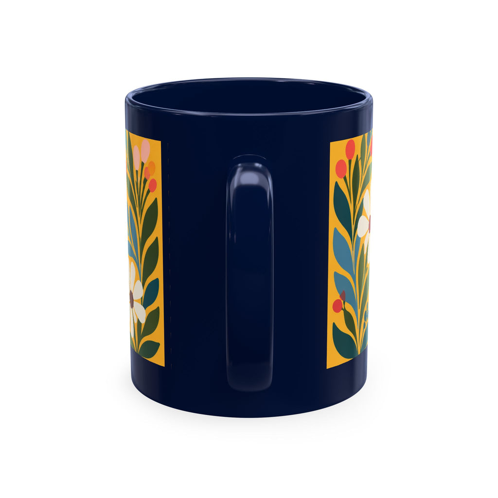 Wildly Hopeful Ceramic Mug – Floral Retro Inspirational Coffee Cup