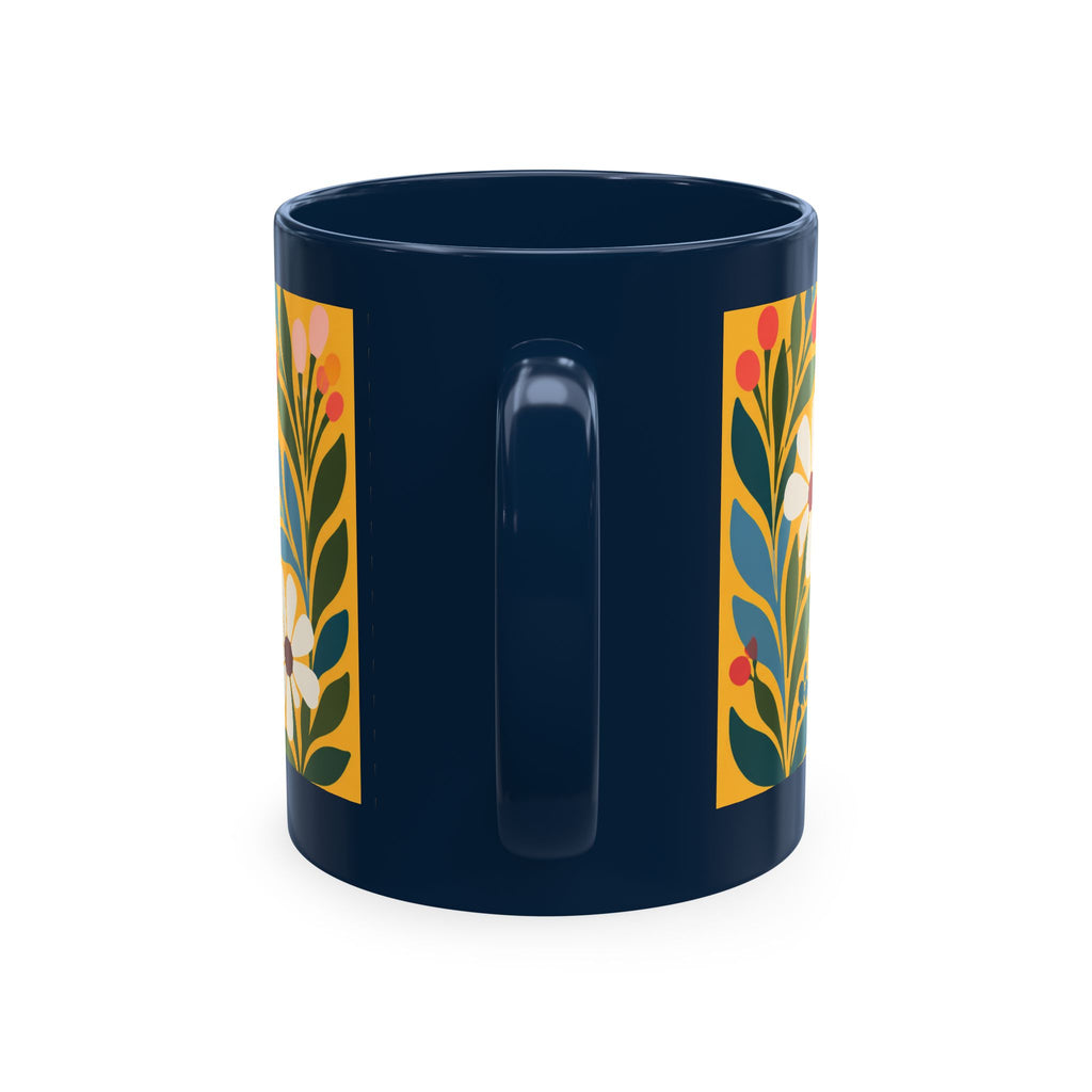 Wildly Hopeful Ceramic Mug – Floral Retro Inspirational Coffee Cup