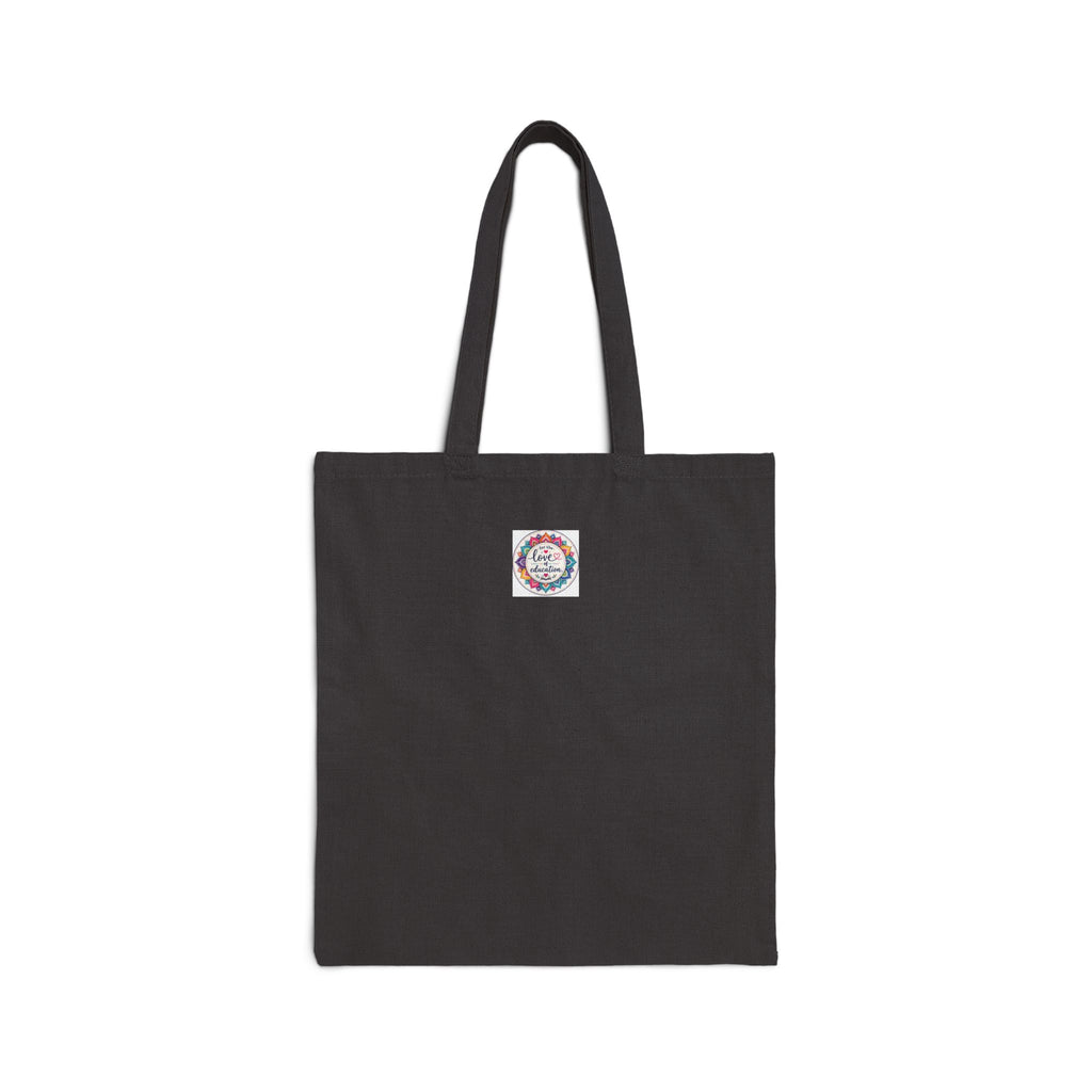 Chaos Coordinator Canvas Tote — Funny Floral Organizer Gift Bag