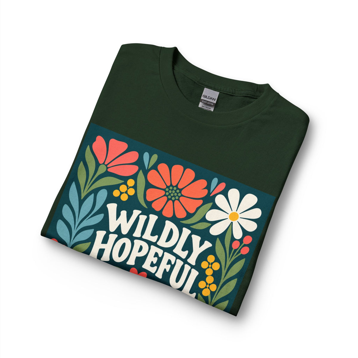 Wildly Hopeful Retro Floral Long Sleeve Tee