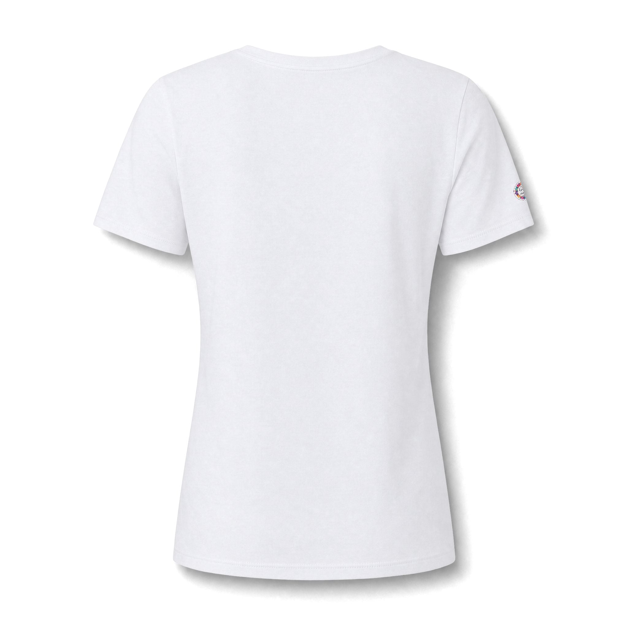 Choose Joy V-Neck Tee — Women's Floral Mandala Inspirational Shirt