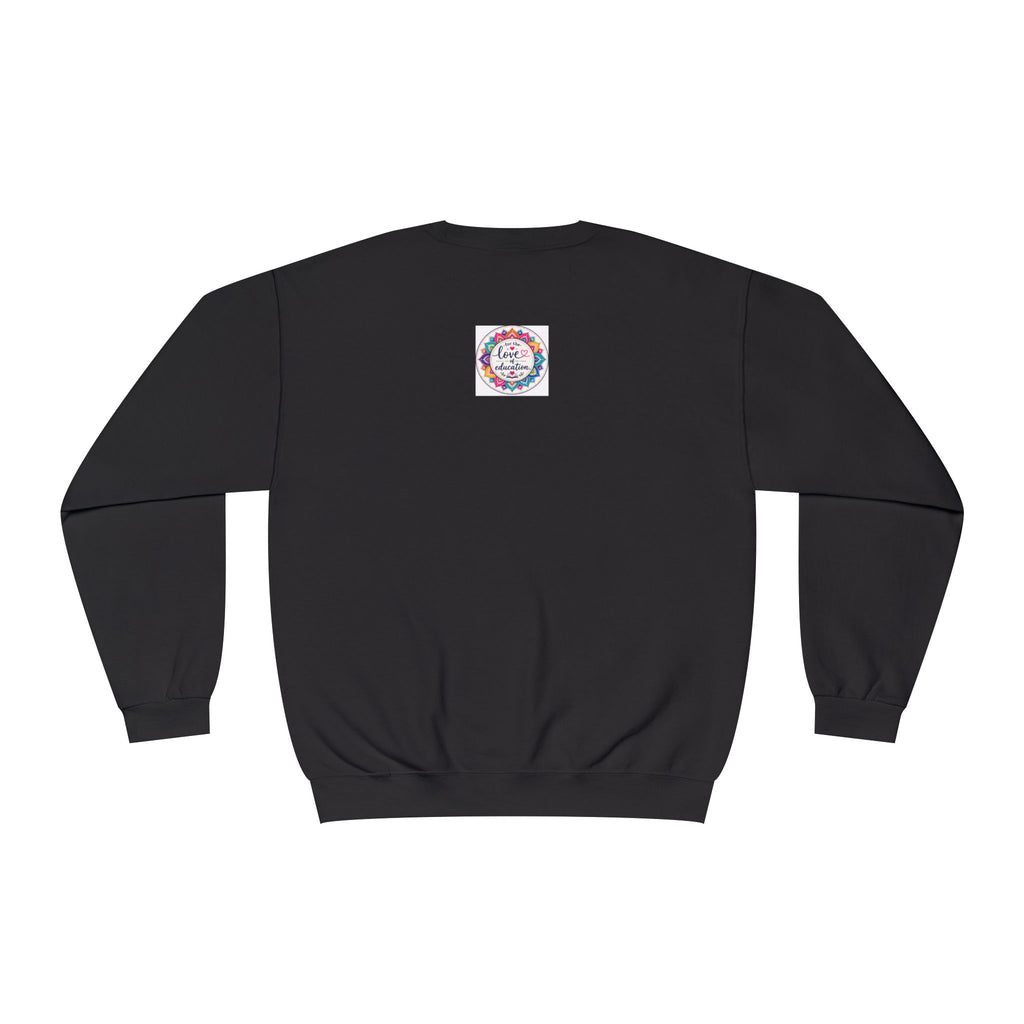Coffee, Kiddos, Chaos & Hope Crewneck Sweatshirt, Teacher/School Staff/Mom Gift