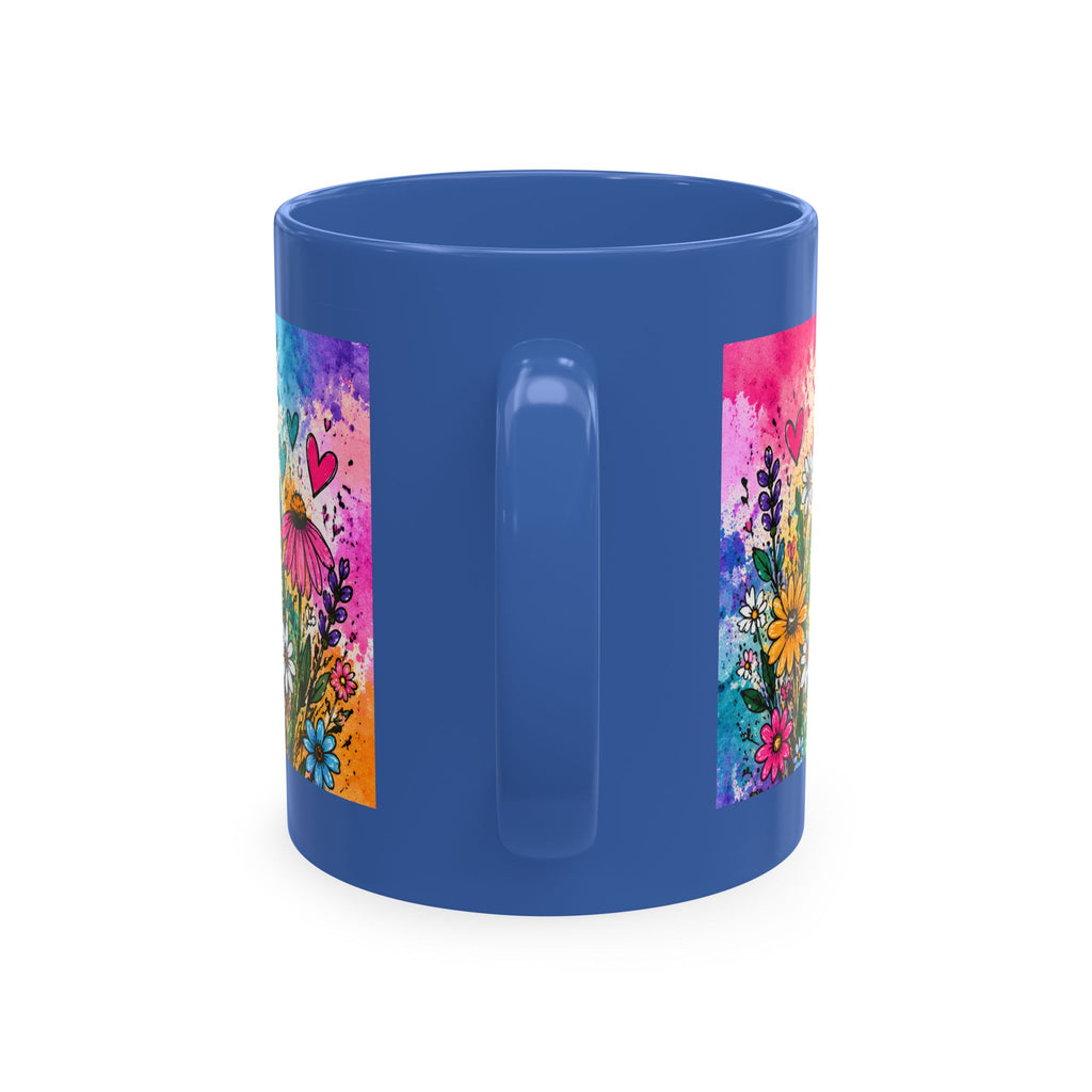 Coffee, Kids, Chaos & Hope Ceramic Mug — Colorful Teacher/Counselor/Principal/Mom Gift