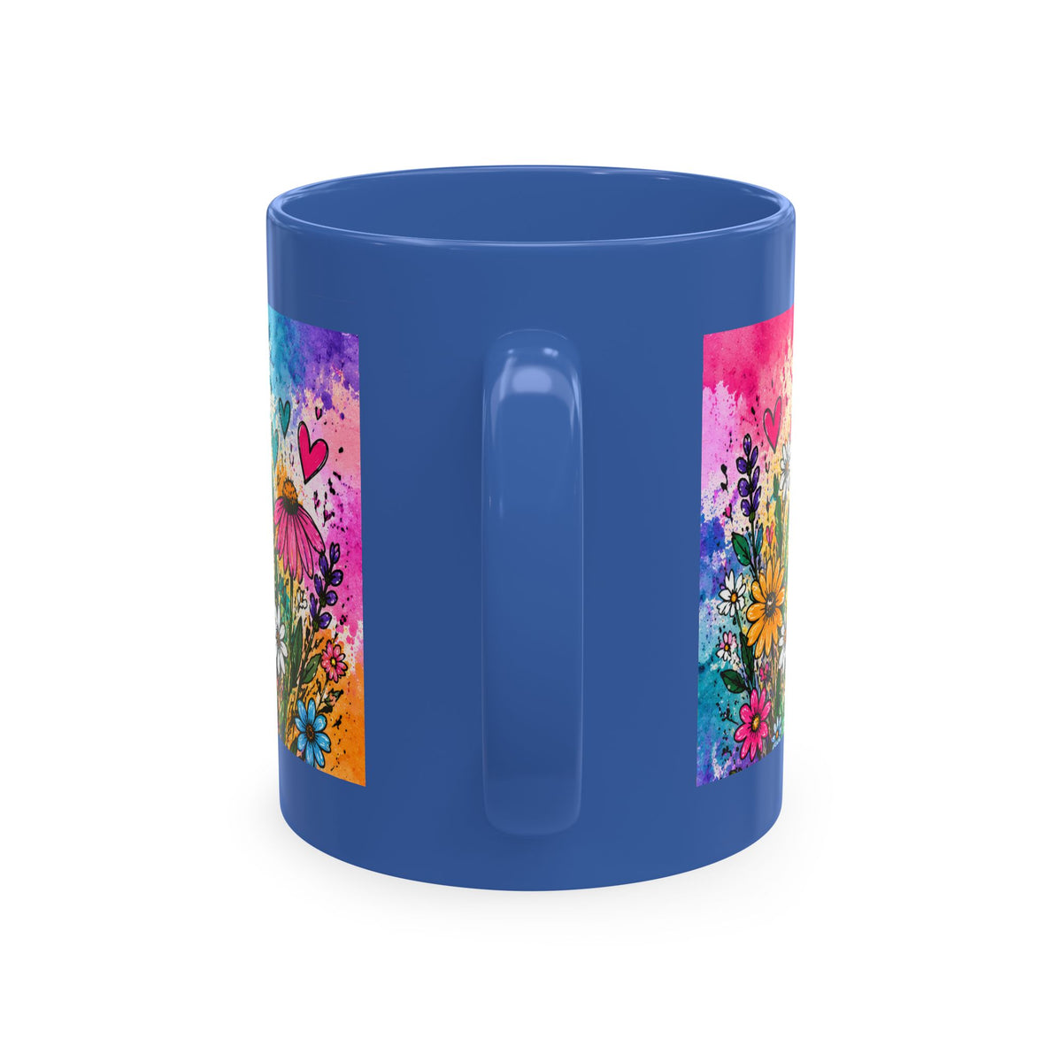 Coffee, Kids, Chaos & Hope Ceramic Mug — Colorful Teacher/Counselor/Principal/Mom Gift