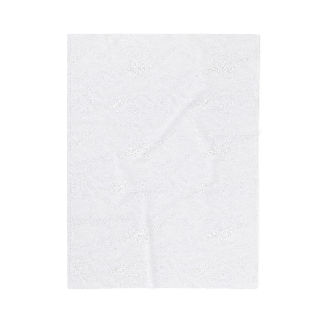 Velveteen Plush Blanket — "Wildly Hopeful" Floral Throw Blanket