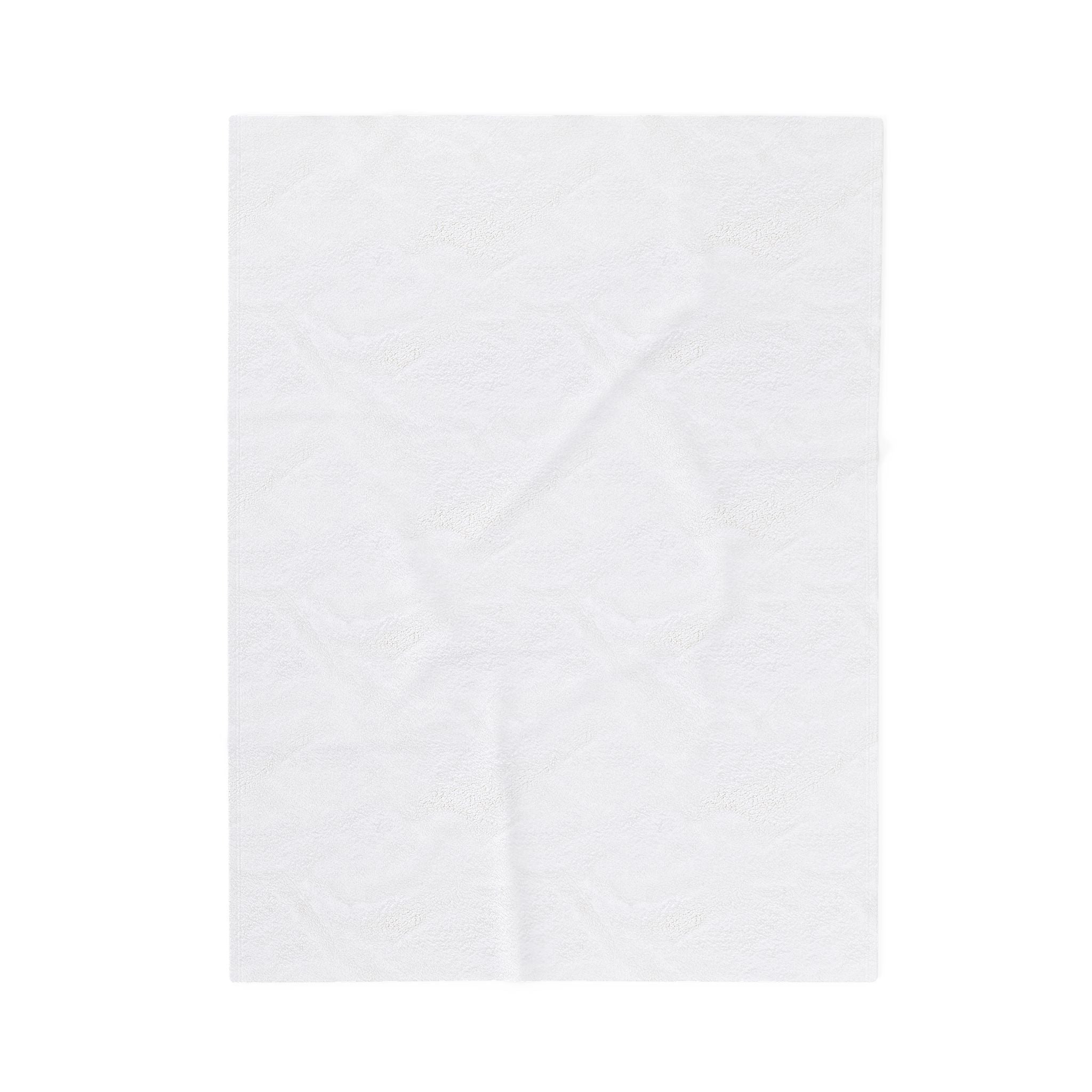 Velveteen Plush Blanket — "Wildly Hopeful" Floral Throw Blanket