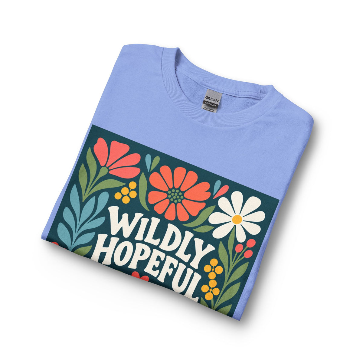 Wildly Hopeful Retro Floral Long Sleeve Tee