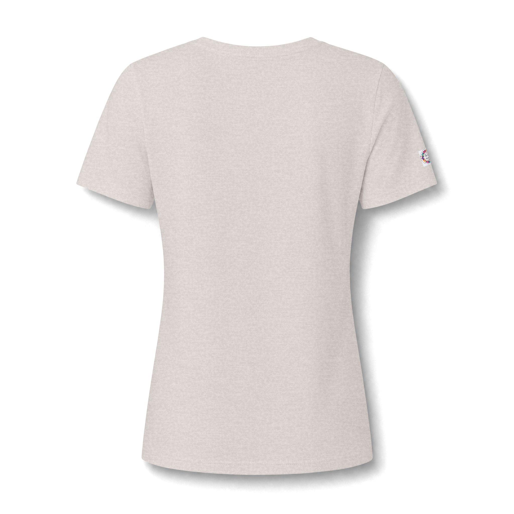 Choose Joy V-Neck Tee — Women's Floral Mandala Inspirational Shirt