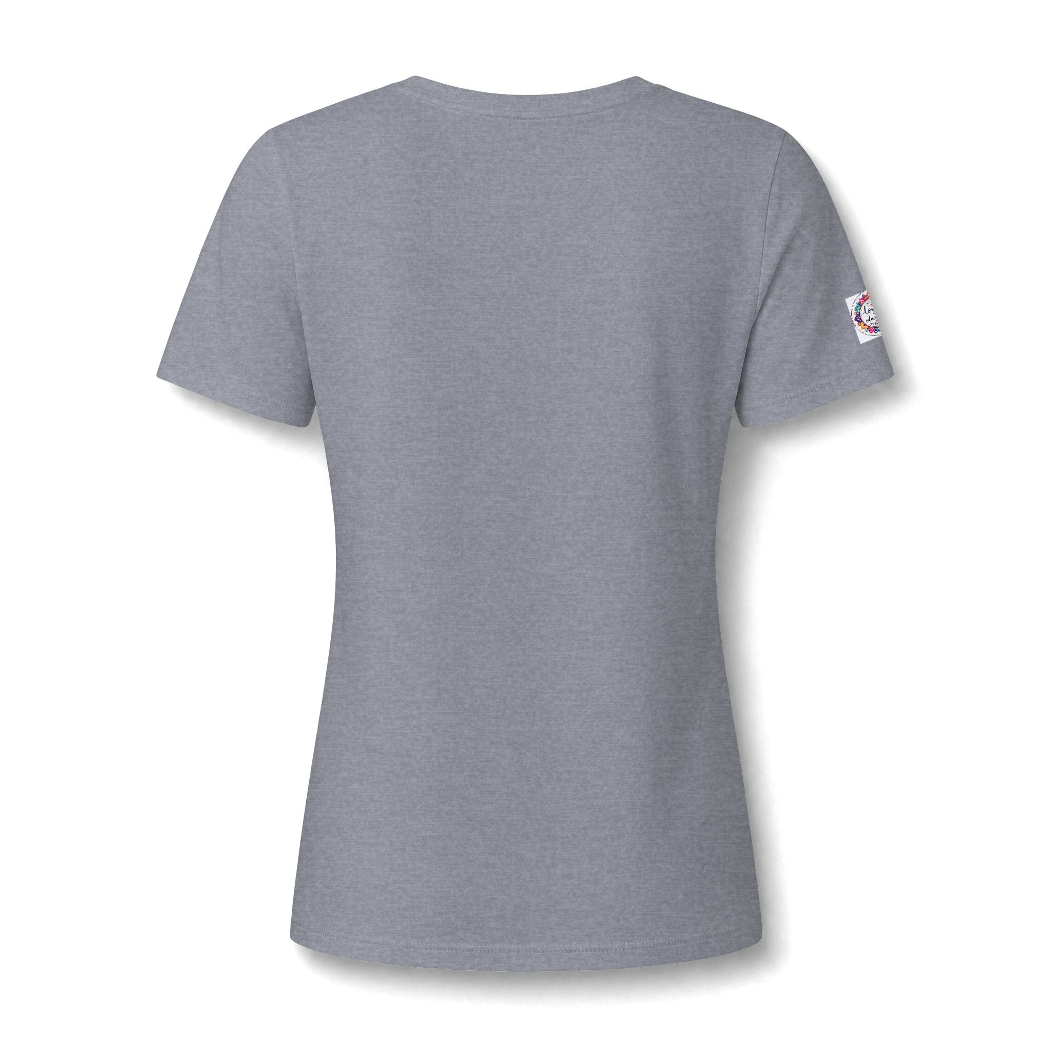 Women's V-Neck Tee - 'Wildly Hopeful' Floral Graphic