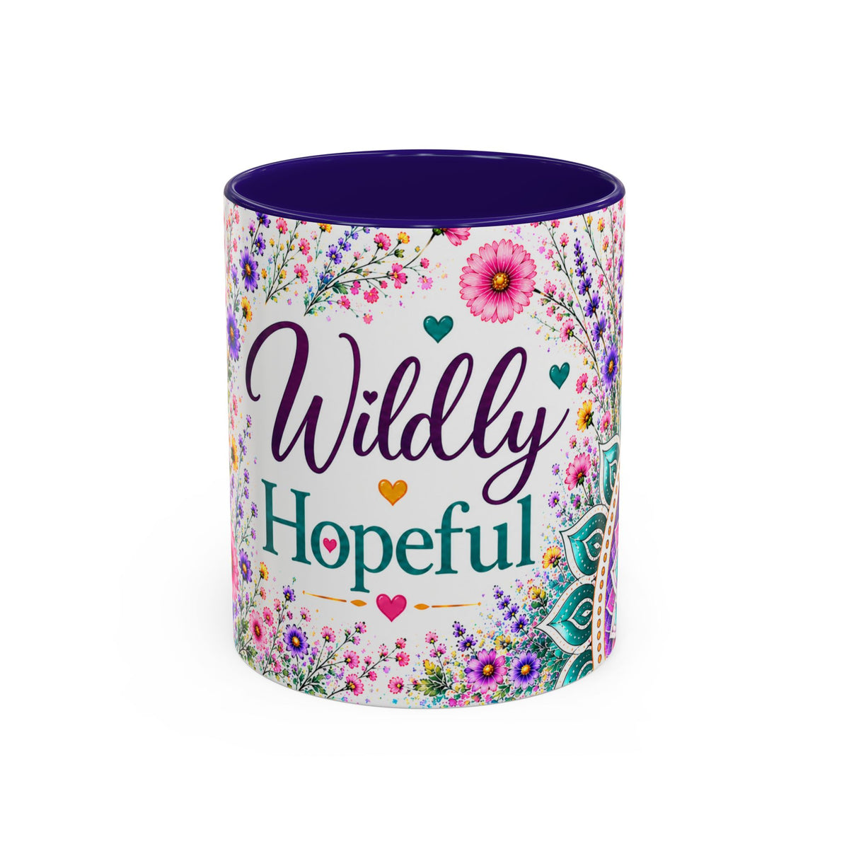 Wildly Hopeful Floral Ceramic Mug (11oz/15oz)