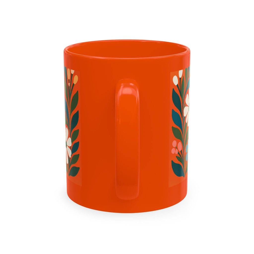 Wildly Hopeful Ceramic Mug — Retro Floral Inspirational Coffee Cup