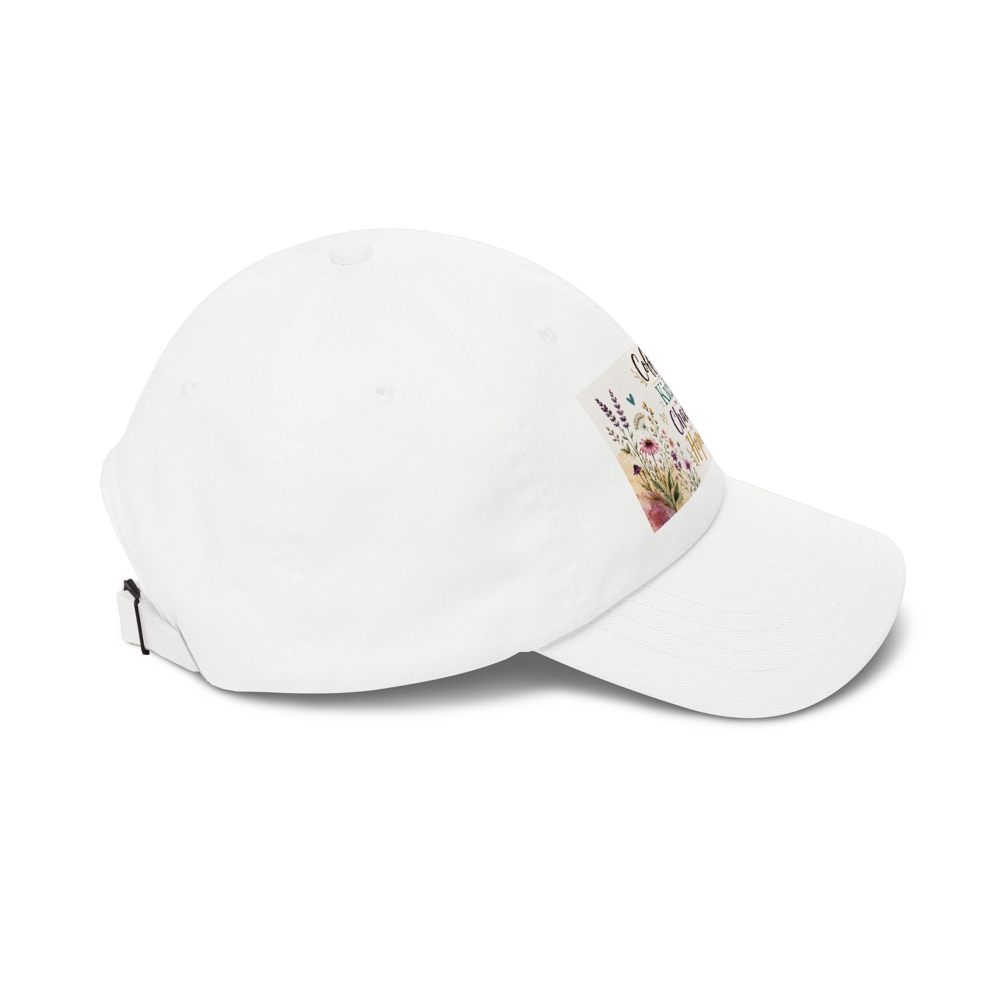Coffee, Kids, Chaos, Hope Dad Cap — Floral Mom Baseball Hat