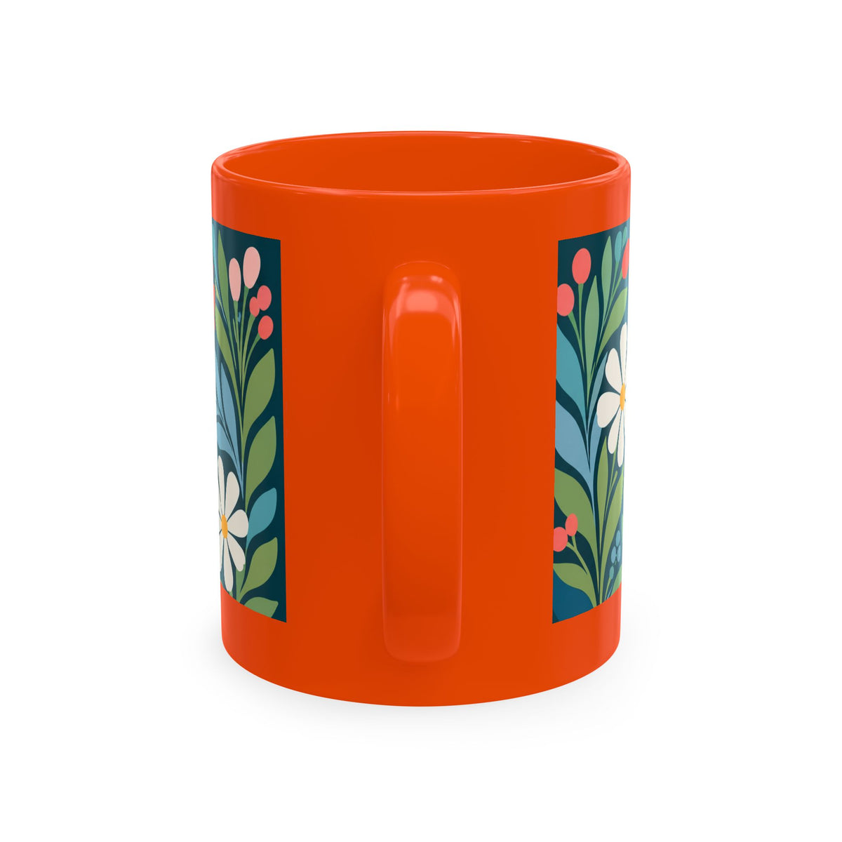 Wildly Hopeful Ceramic Mug — Retro Floral Inspirational Coffee Cup
