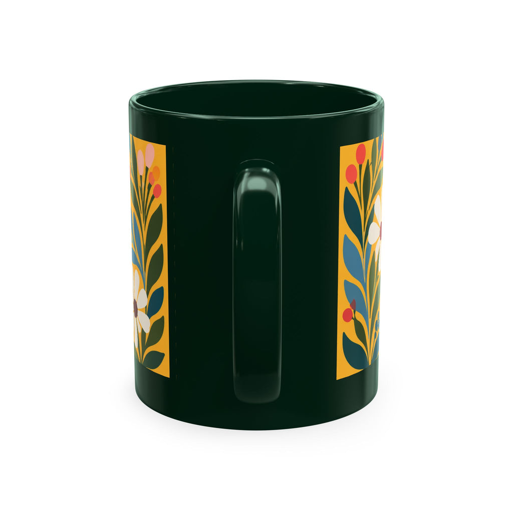 Wildly Hopeful Ceramic Mug – Floral Retro Inspirational Coffee Cup