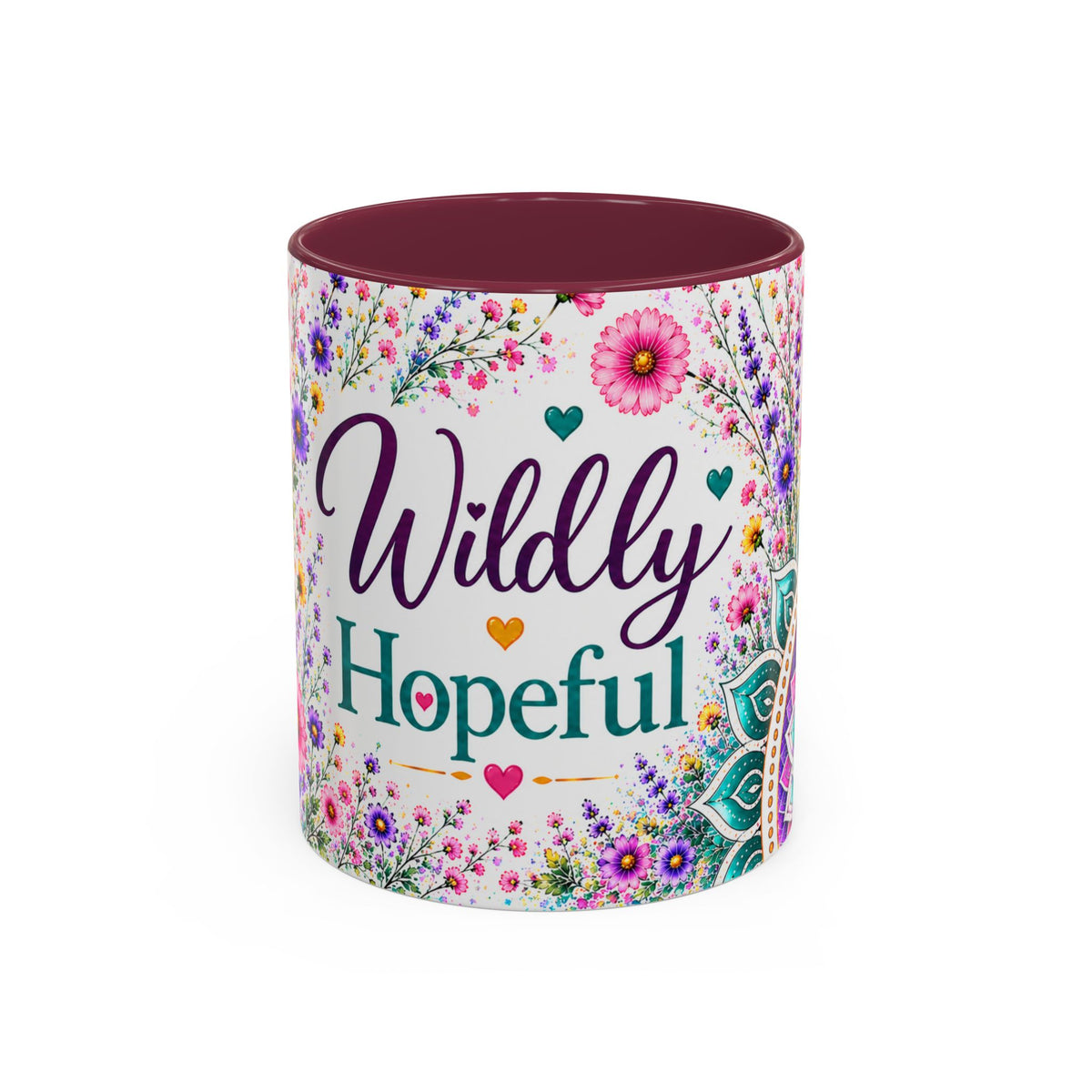 Wildly Hopeful Floral Ceramic Mug (11oz/15oz)