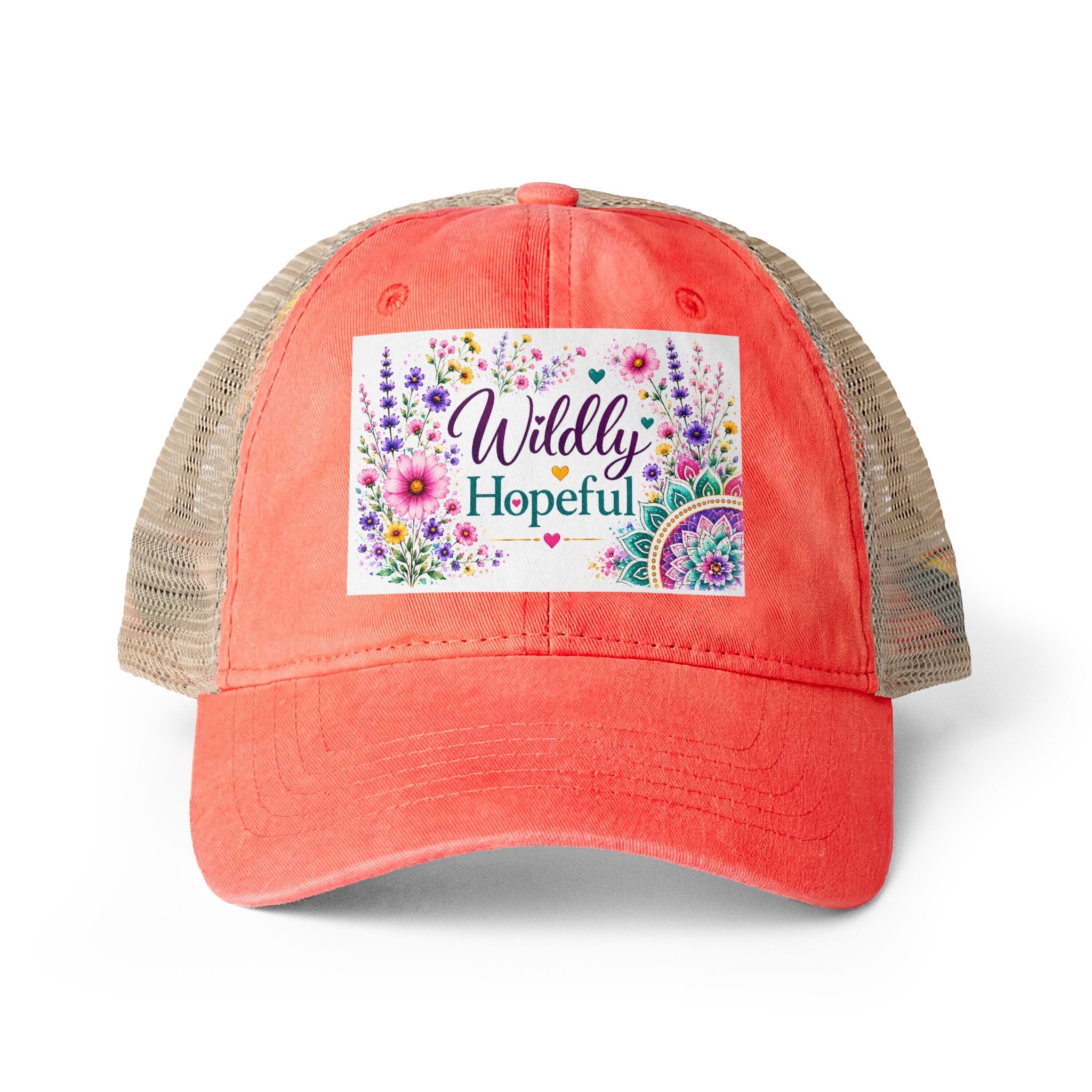 Women's Washed Mesh-Back Cap