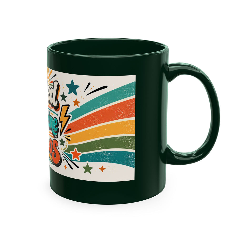 Fueled by Caffeine and Chaos Traditional Ceramic Mug for Coffee lovers, teachers, coaches, counselors, parents