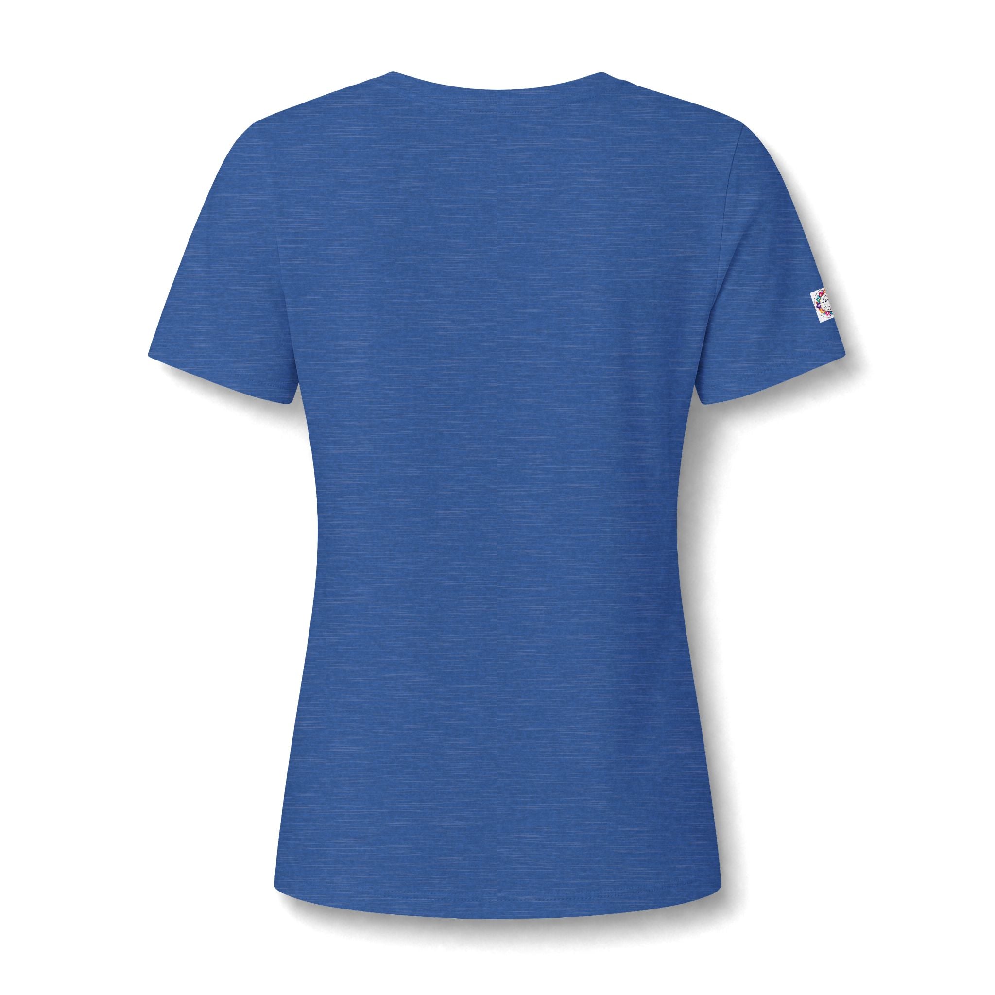 Choose Joy V-Neck Tee — Women's Floral Mandala Inspirational Shirt