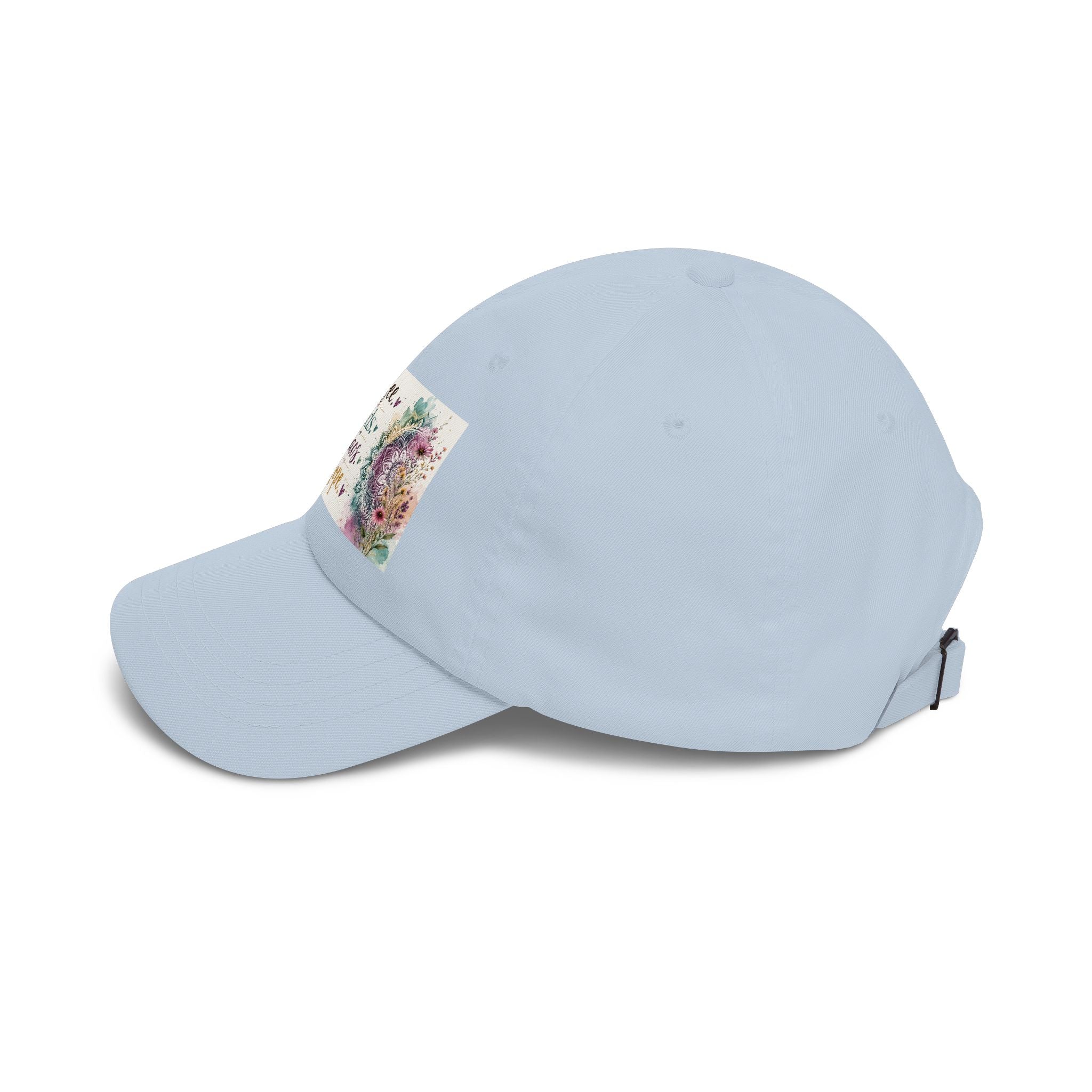 Coffee, Kids, Chaos, Hope Dad Cap — Floral Mom Baseball Hat