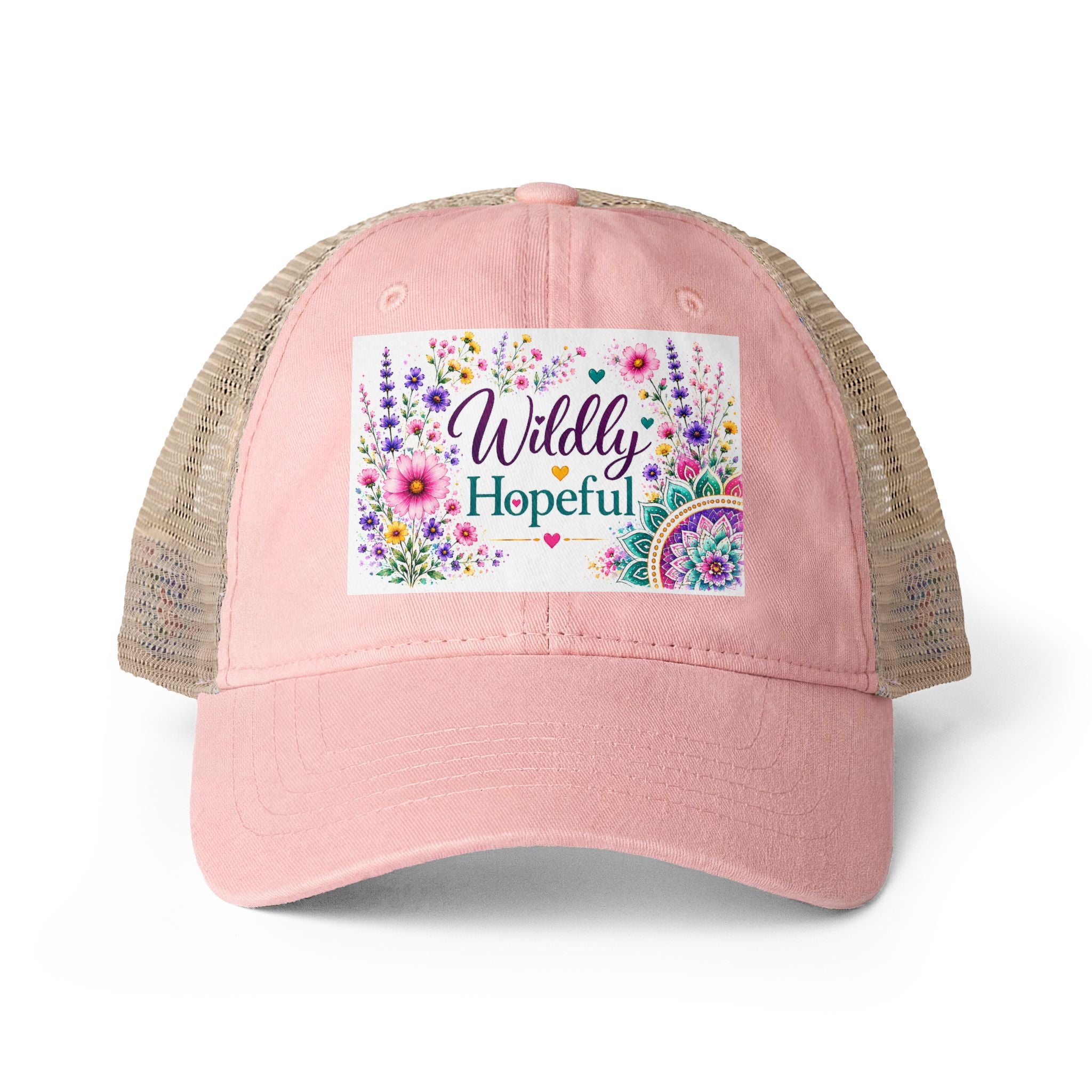 Women's Washed Mesh-Back Cap