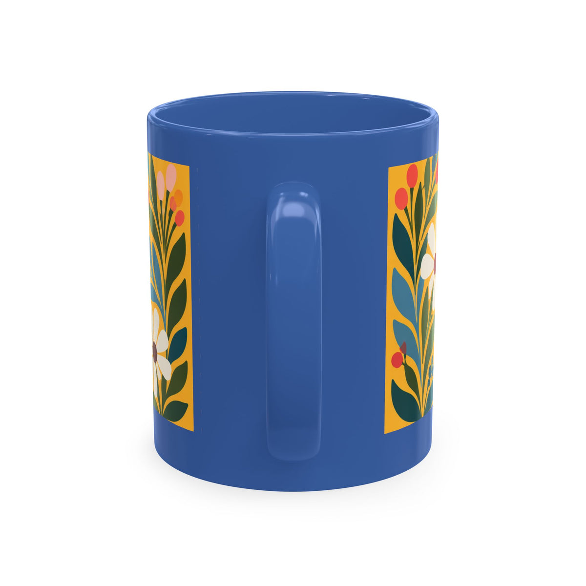 Wildly Hopeful Ceramic Mug – Floral Retro Inspirational Coffee Cup
