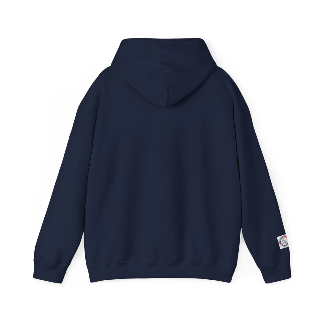 Wildly Hopeful Floral Hoodie — "Wildly Hopeful" Inspirational Retro-Flower Pullover