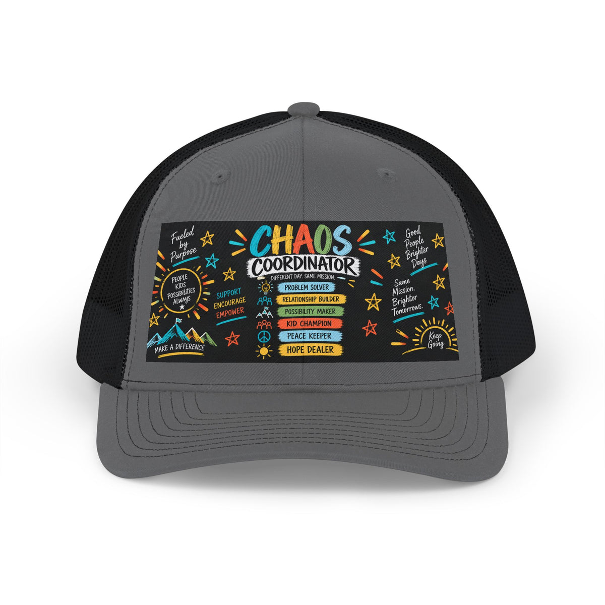 Chaos Coordinator Snapback Trucker Cap — Funny Teacher / Mom or Dad Hat