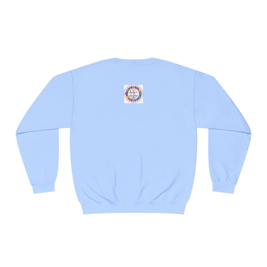 Coffee, Kiddos, Chaos & Hope Crewneck Sweatshirt, Teacher/School Staff/Mom Gift
