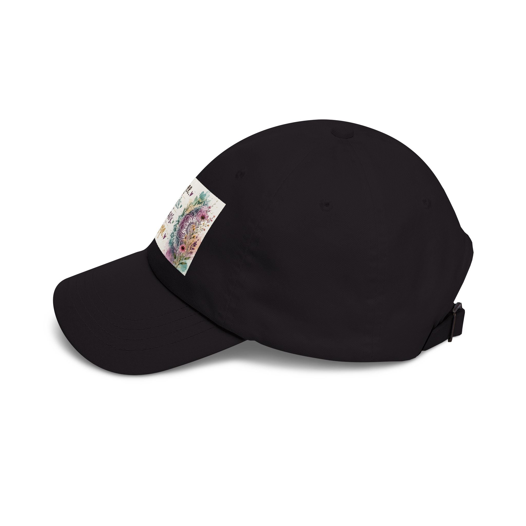 Coffee, Kids, Chaos, Hope Dad Cap — Floral Mom Baseball Hat