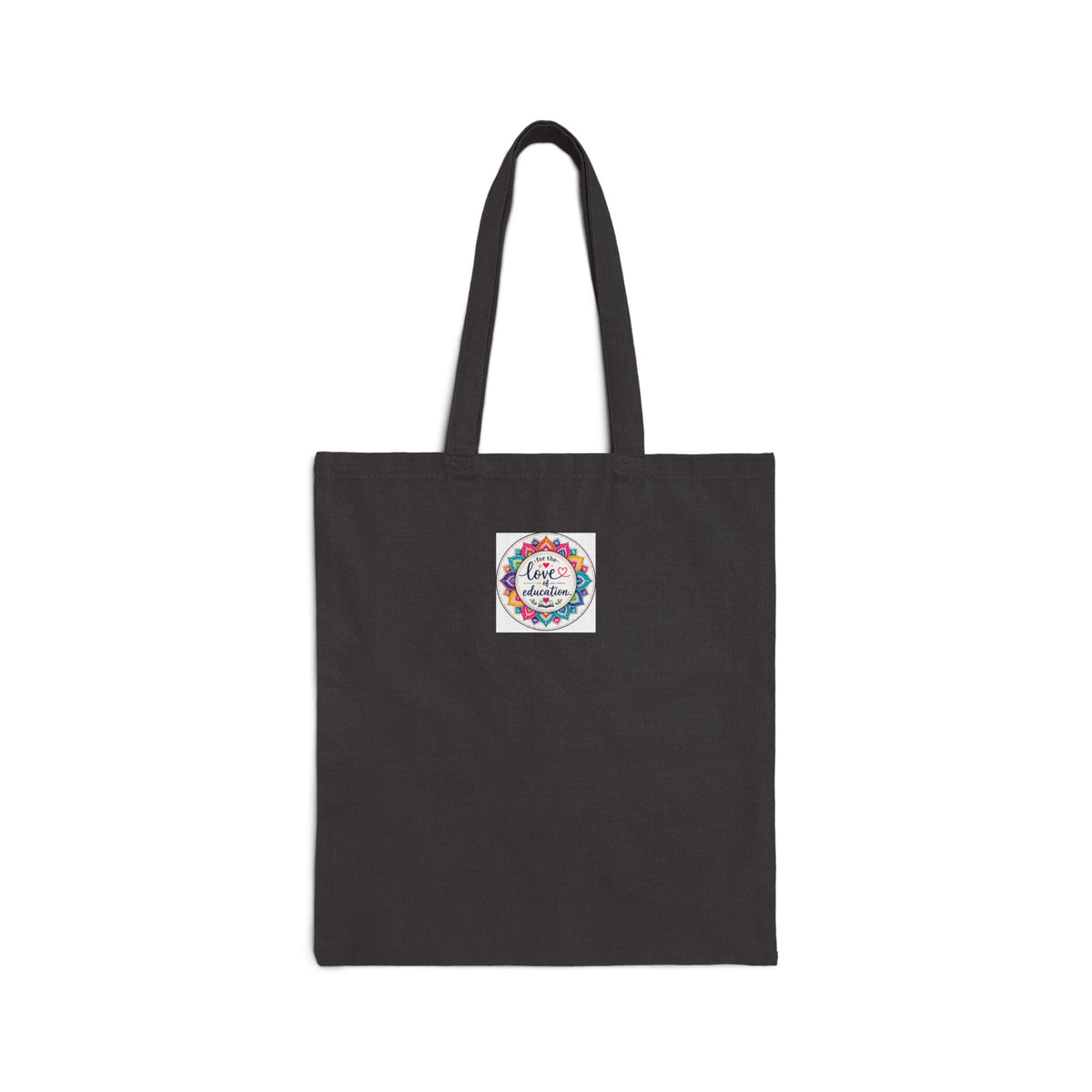 Tote — "Wildly Hopeful" Retro Floral Canvas Tote Bag