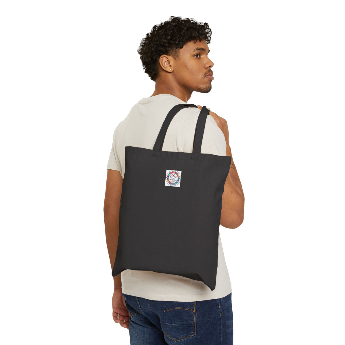 Chaos Coordinator Canvas Tote — Funny Floral Organizer Gift Bag