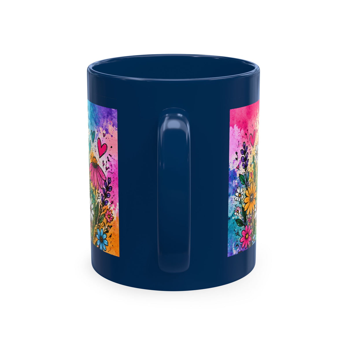 Coffee, Kids, Chaos & Hope Ceramic Mug — Colorful Teacher/Counselor/Principal/Mom Gift