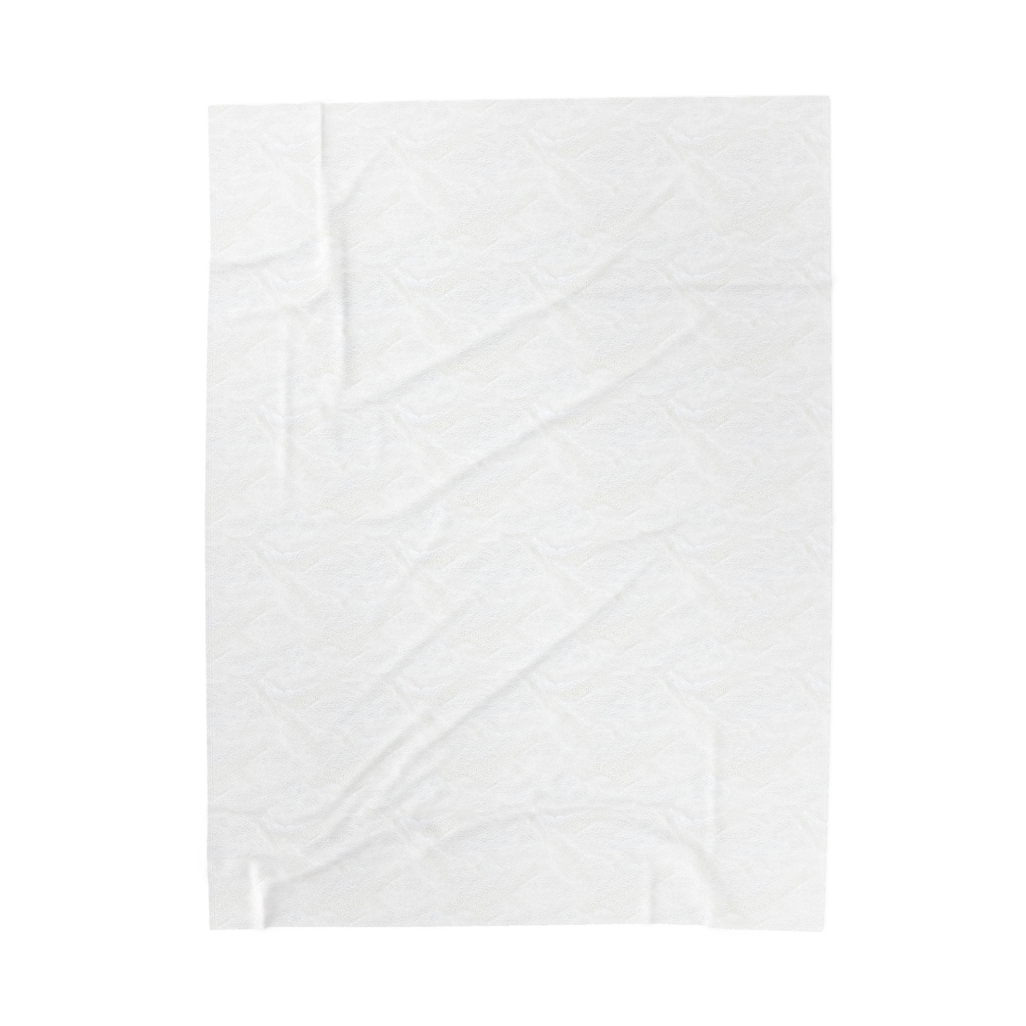 Velveteen Plush Blanket — "Wildly Hopeful" Floral Throw Blanket