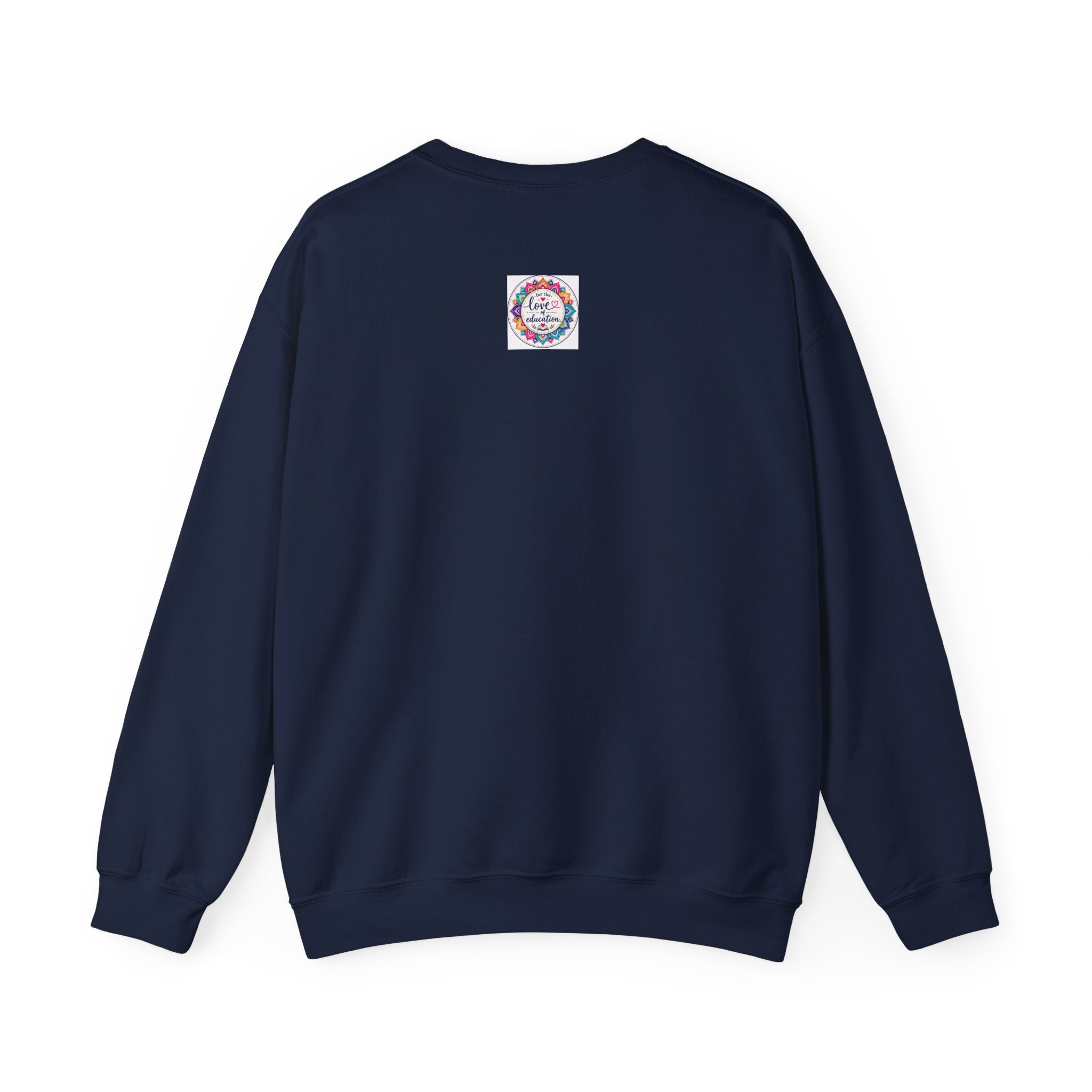 Coffee, Kids, Chaos & Hope Crewneck Sweatshirt — Colorful Educator/Counselor/Mom Life Pullover