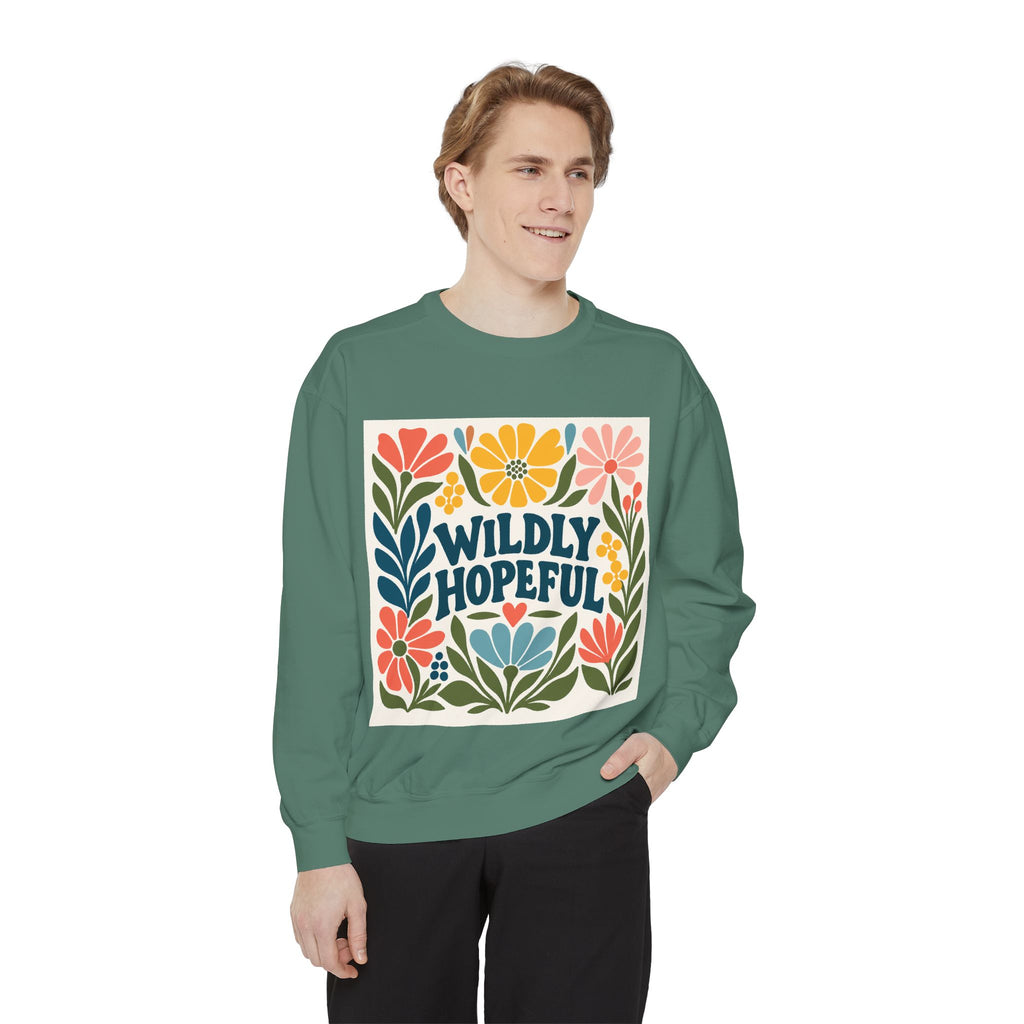 Wildly Hopeful Floral Sweatshirt, Mutiple Trendy Colors