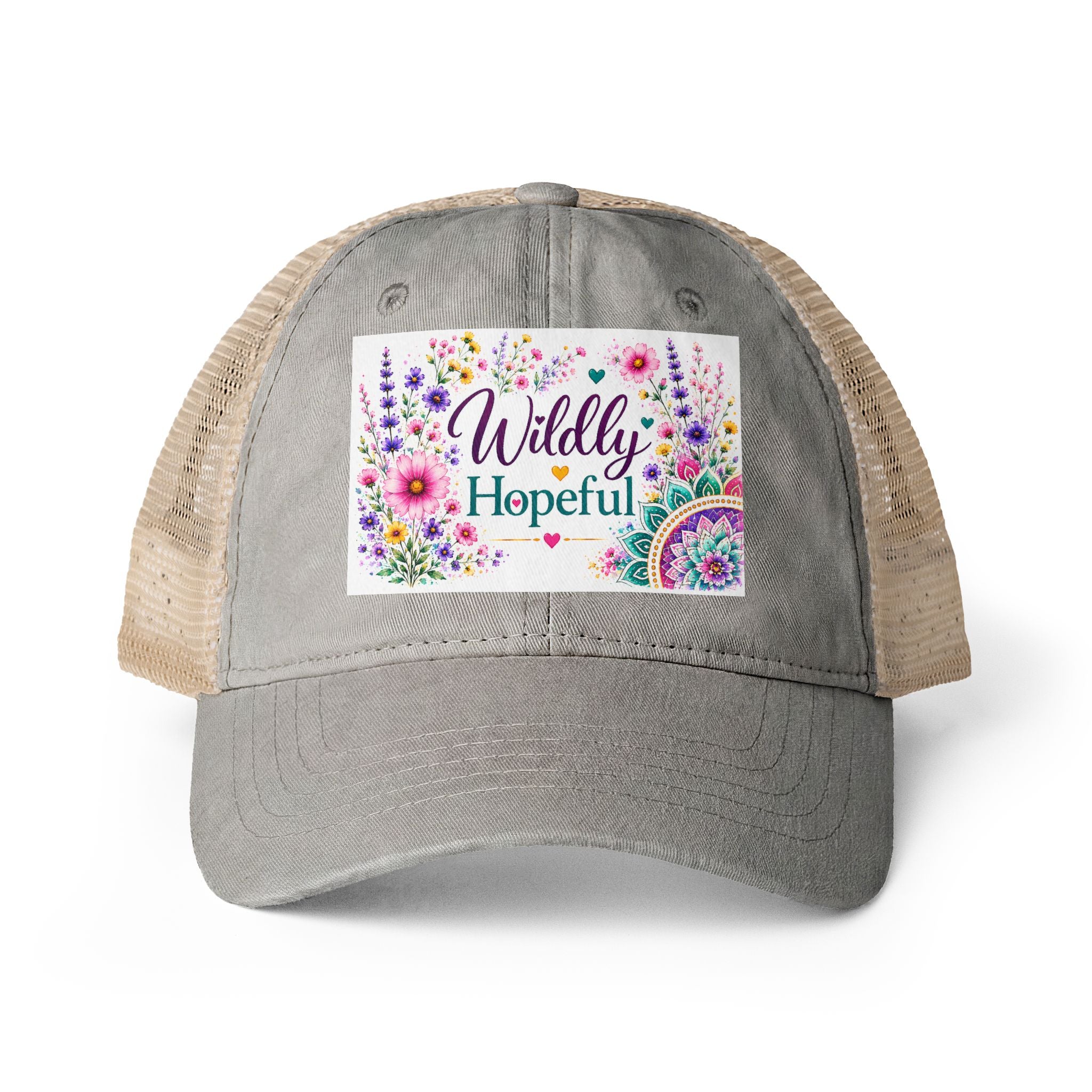 Women's Washed Mesh-Back Cap