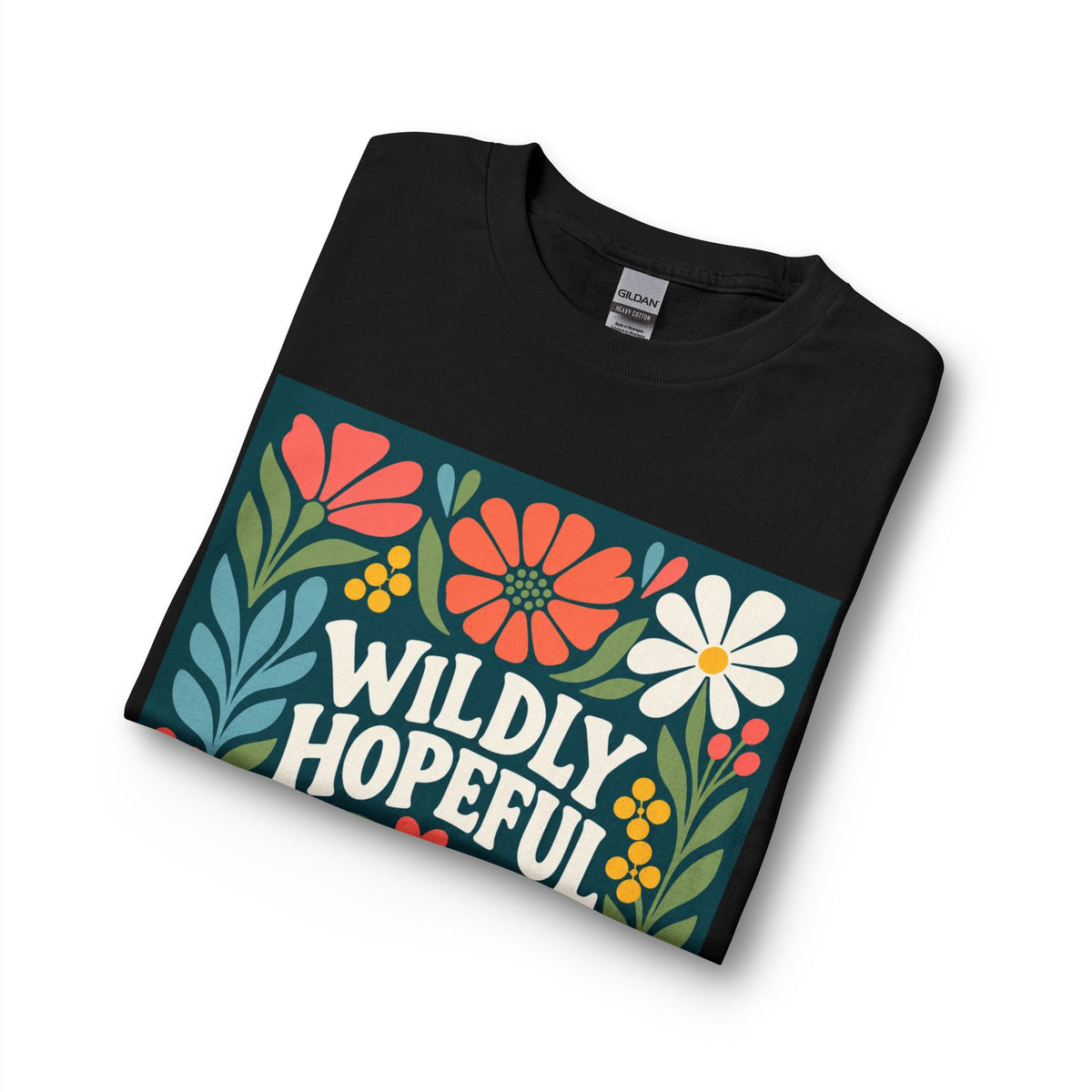 Wildly Hopeful Retro Floral Long Sleeve Tee