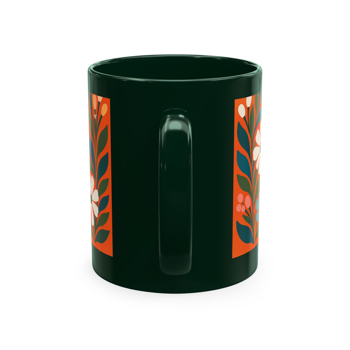 Wildly Hopeful Ceramic Mug — Retro Floral Inspirational Coffee Cup