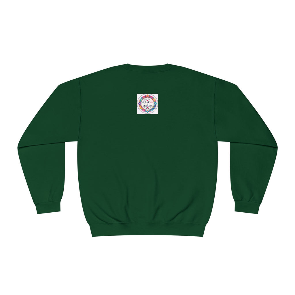 Coffee, Kiddos, Chaos & Hope Crewneck Sweatshirt, Teacher/School Staff/Mom Gift