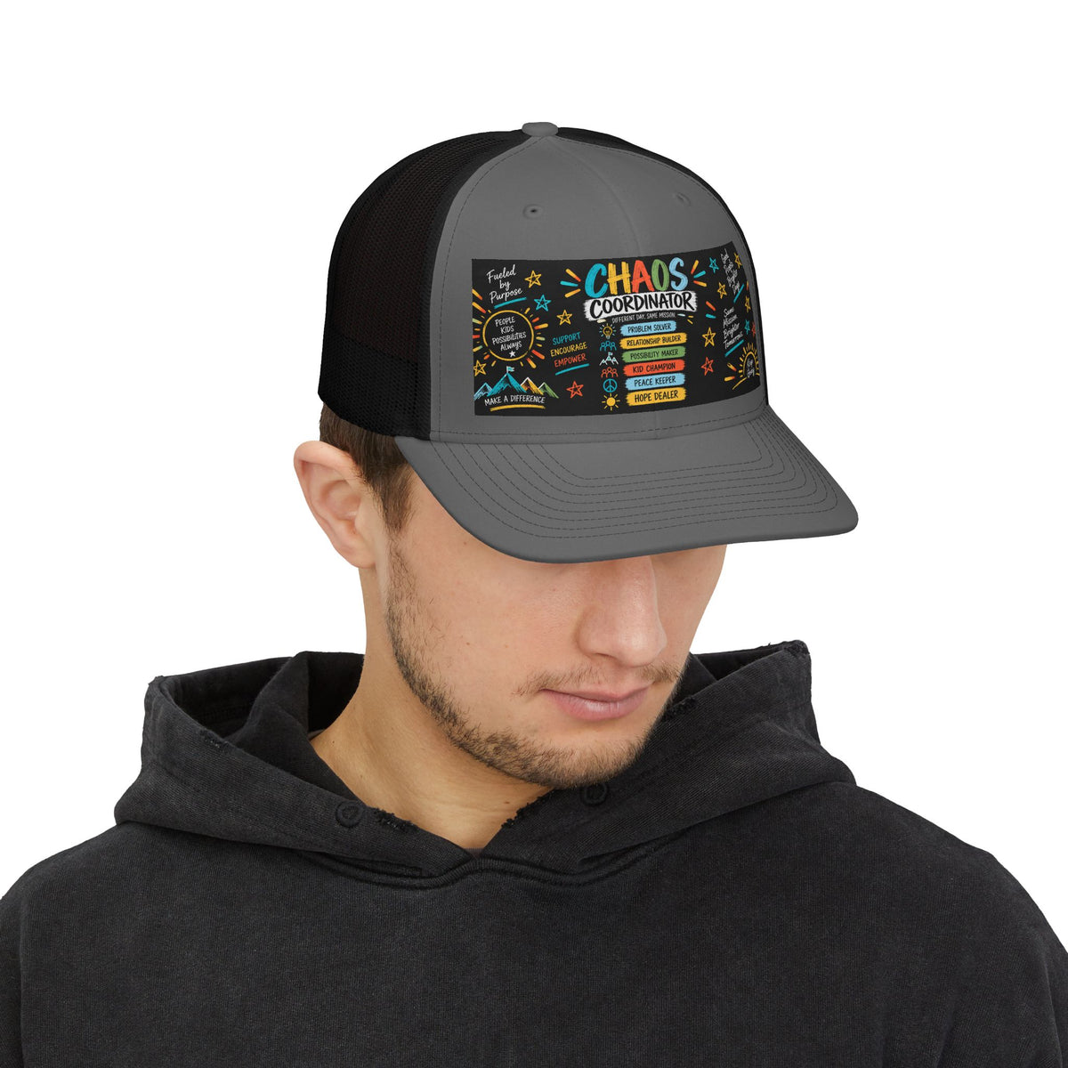Chaos Coordinator Snapback Trucker Cap — Funny Teacher / Mom or Dad Hat