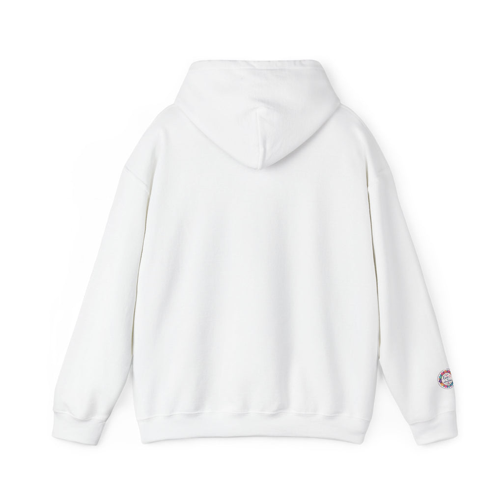 Wildly Hopeful Floral Hoodie — "Wildly Hopeful" Inspirational Retro-Flower Pullover