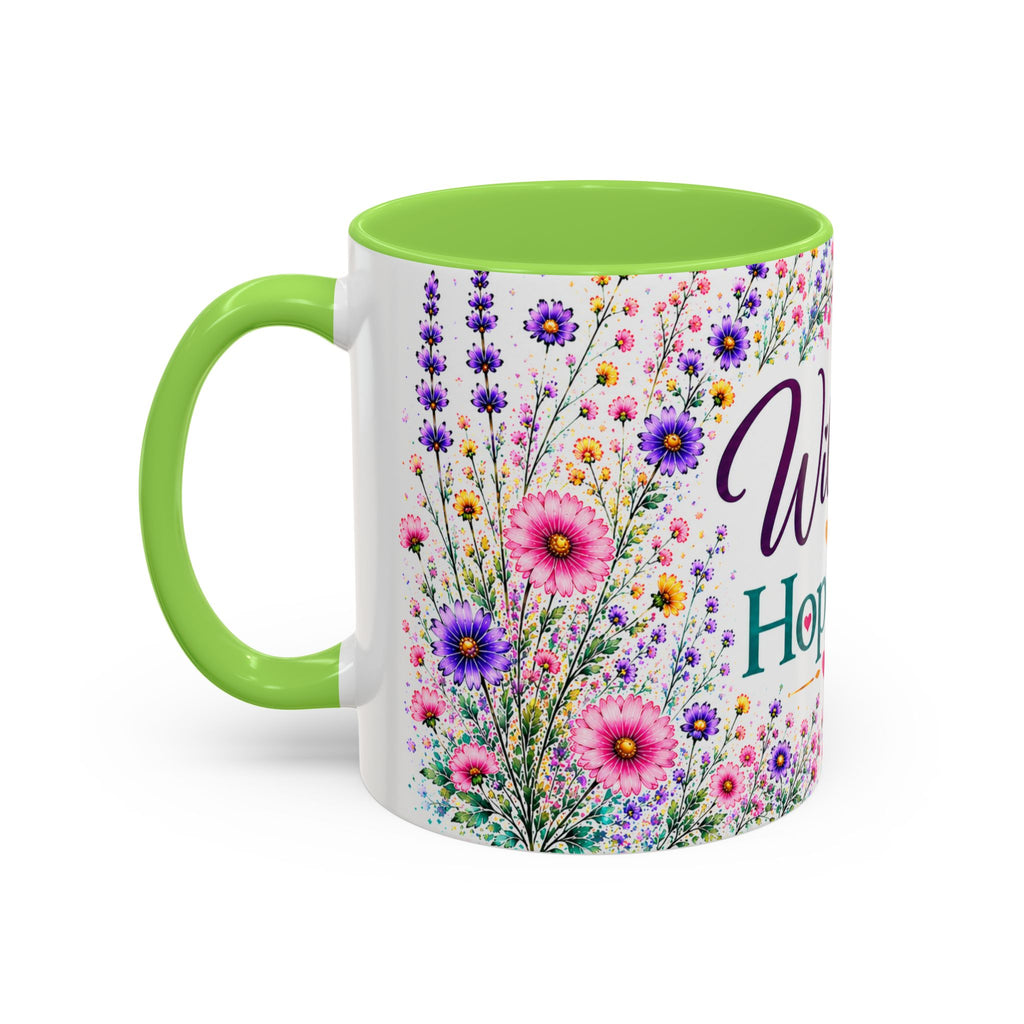 Wildly Hopeful Floral Ceramic Mug (11oz/15oz)