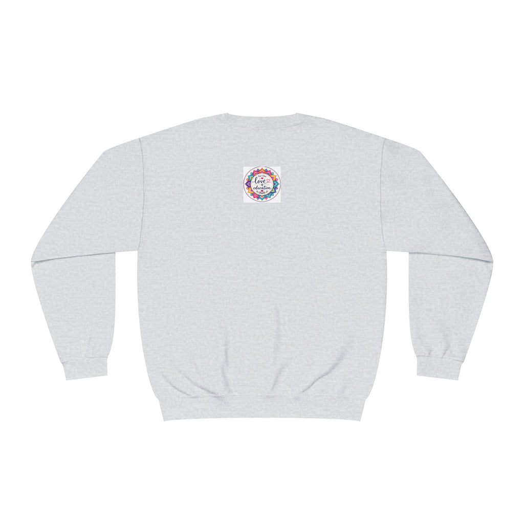 Coffee, Kiddos, Chaos & Hope Crewneck Sweatshirt, Teacher/School Staff/Mom Gift