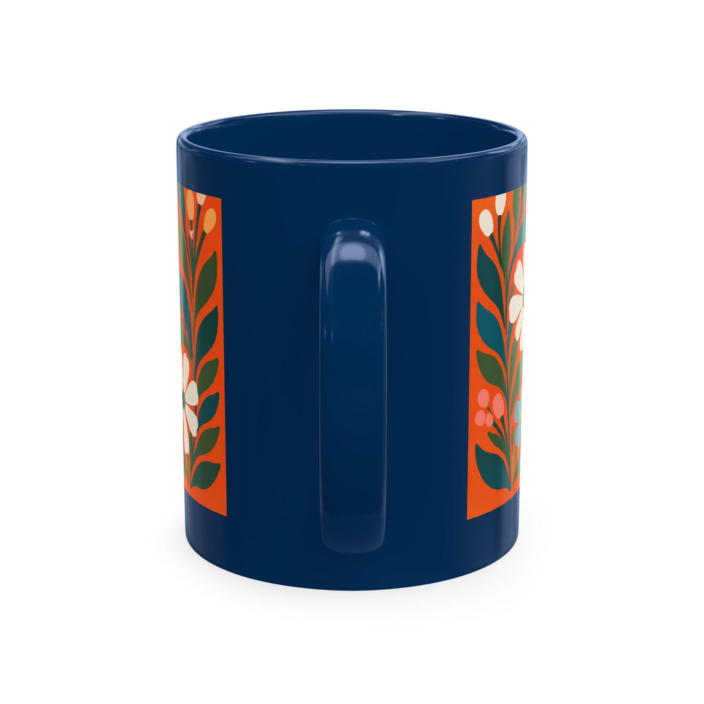 Wildly Hopeful Ceramic Mug — Retro Floral Inspirational Coffee Cup