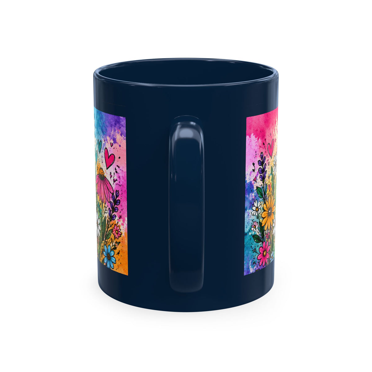 Coffee, Kids, Chaos & Hope Ceramic Mug — Colorful Teacher/Counselor/Principal/Mom Gift