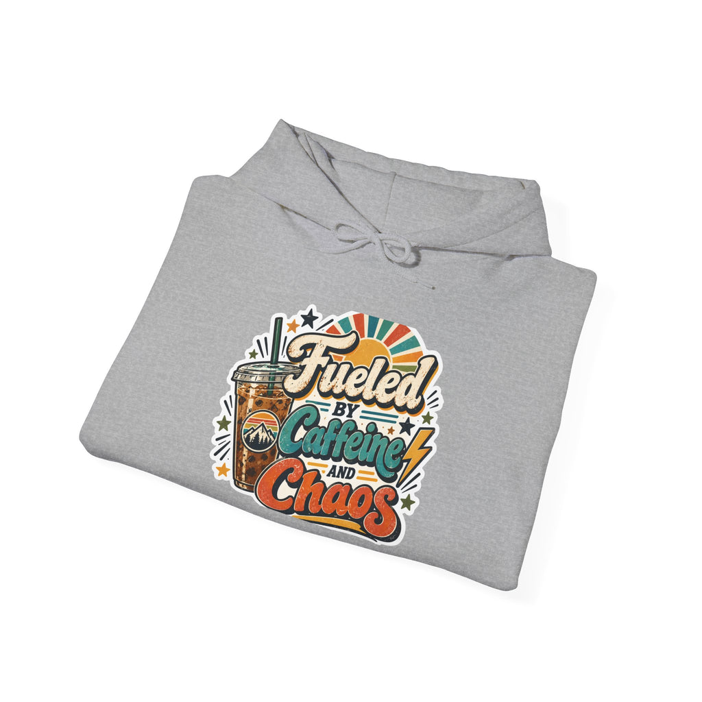 Fueled by Caffeine & Chaos Coffee Lover Unisex Hoodie