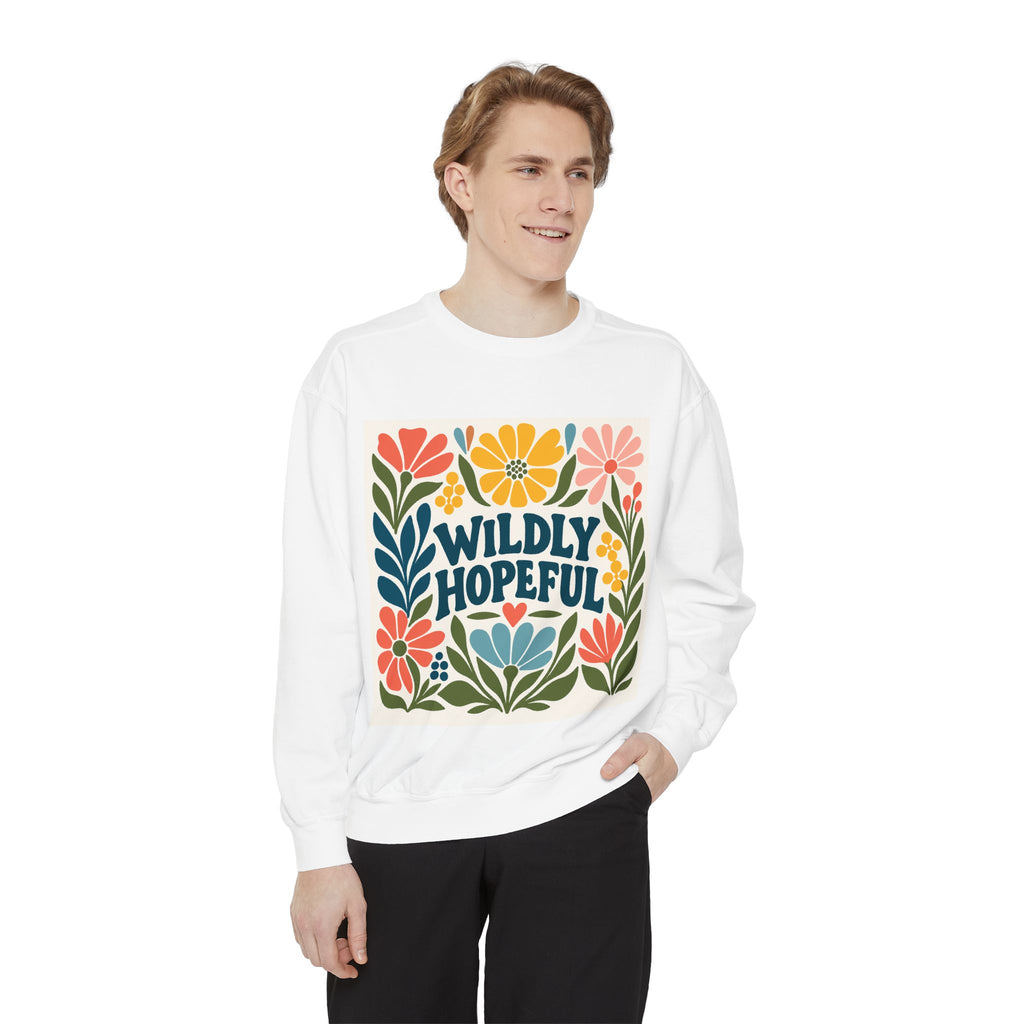 Wildly Hopeful Floral Sweatshirt, Mutiple Trendy Colors