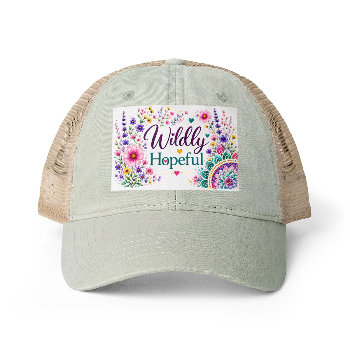 Women's Washed Mesh-Back Cap