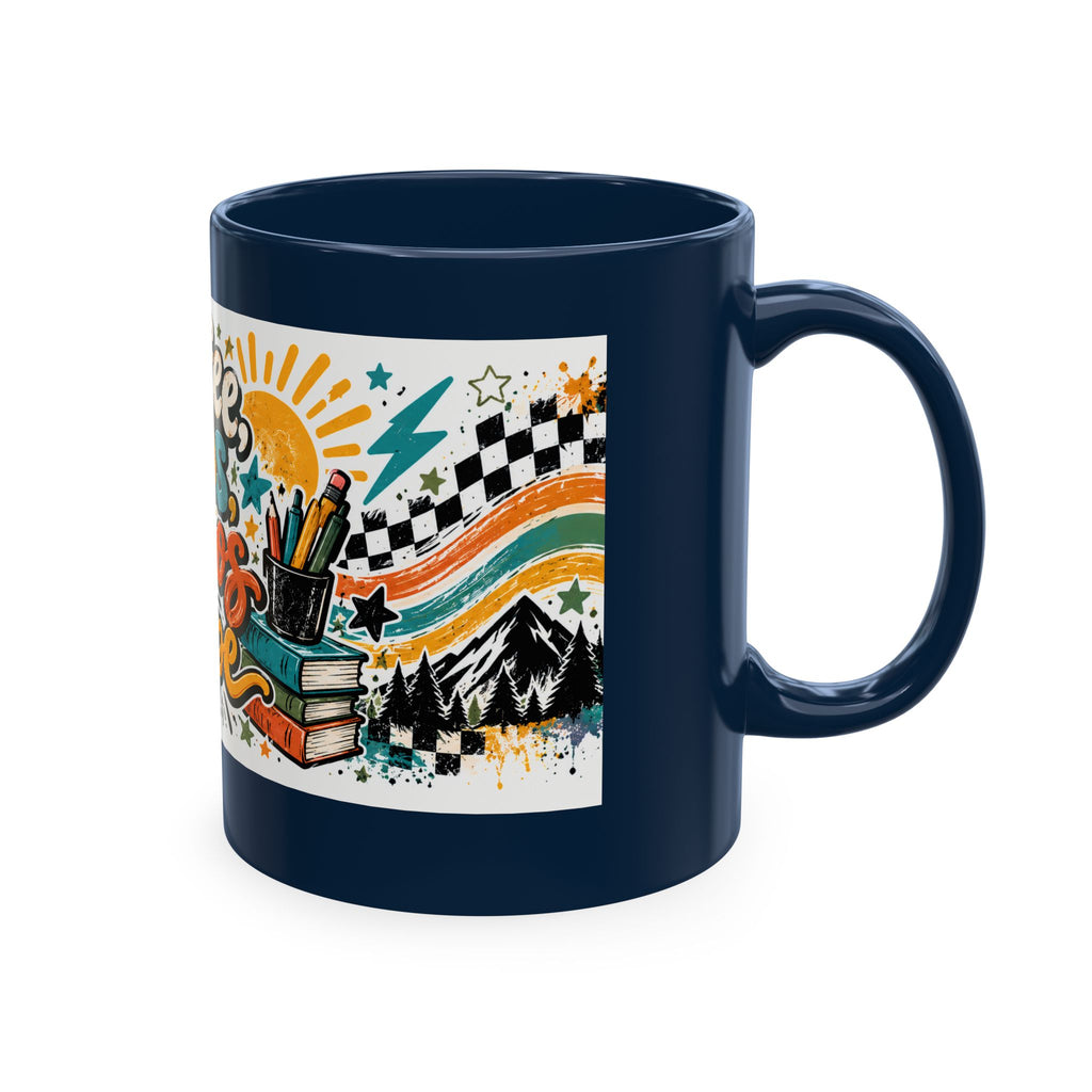 Coffee, Kids, Chaos & Hope Ceramic Mug — Funny Dad/Parent/Teacher/Counselor Coffee Cup